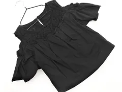 Rirandture リランドチュール レース カットショルダー フレアスリーブ ブラウス シャツ size1/黒 ■◆ レディースのサムネイル