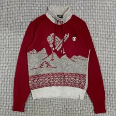 Dolce&Gabbana ドルチェ＆ガッバーナ スキー グラフィック ウール ハイネック ニットのサムネイル