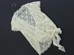 DAKS ダックス 総レース カーディガン size38/アイボリー ■◆ レディースのサムネイル