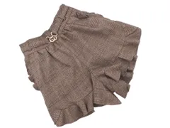 MAJESTIC LEGON マジェスティックレゴン グレンチェック フリル キュロット パンツ sizeM/ブラウン ■■ レディースのサムネイル