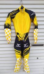 MIZUNO ミズノ アルペンスキー用ワンピース パープル×ターコイズ