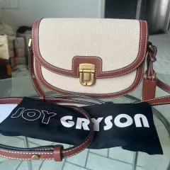 ジョイグライソン(JOY GRYSON) セレンディピティバッグ ベージュ、ブラウン 状態良しのサムネイル