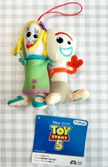 【タグ付き】 フォーキー　カレン　ぬいぐるみ　マスコット　ストラップ　トイストーリー5 ピクサーのサムネイル