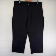 古着 ディッキーズ Dickies パンツ ワーク ダブルニー チノパン ジッパーフライ ワンポイントロゴ w38 L30  ブラック系 メンズのサムネイル