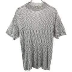 ISSEY MIYAKE MEN イッセイミヤケメン 90s 日本製 オールド 半袖 ニット M グレー メンズ 古着のサムネイル