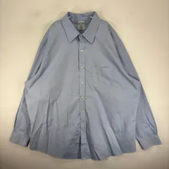 古着 ブルックスブラザーズ Brooks Brothers 長袖シャツ 胸ポケ 2XL  ブルー系 無地 メンズのサムネイル