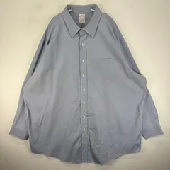 古着 ブルックスブラザーズ Brooks Brothers 長袖シャツ MADISON 3XL  ブルー系 無地 メンズのサムネイル
