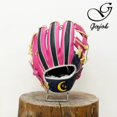 家族ベースボール 同月 内野グローブ (ブラック ピンク) 11 75 Iウェブのサムネイル
