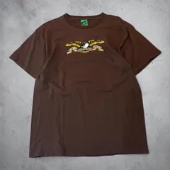 00s ANTIHERO EAGLE S/S TEE L BROWN アンタイヒーロー SKATE オールドスケート イーグルロゴ 半袖 茶 古着のサムネイル