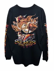 00s USA生地エルサルバドル製 DELTA PRO WEIGHT（デルタ プロウェイト）STURGIS BIKE WEEK 2007 ロングスリーブTシャツのサムネイル