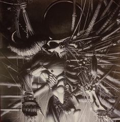 上鈴木正一 油彩画 B5『モノクロワールド-10』新作 超おすすめの秀作
