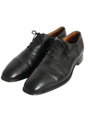 【お得なクーポン配布中!】 80s 90s 3都市 ★ 旧 チャーチ バルモラル ストレートチップ シューズ UK 10.5 29cm イギリス製 73ラスト コンサル 本革 レザー 革靴 黒のサムネイル