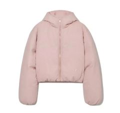 Lazy Oaf】激カワ♡ ネコ顔 ピンク パフジャケット Sサイズ - メルカリ