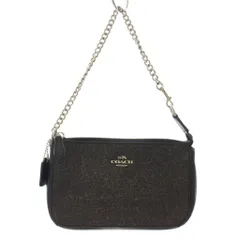 コーチ COACH パーティーバッグ ラメ ハンドバッグ 黒 ブラック /☆G34のサムネイル