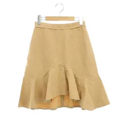 カルヴェン CARVEN フレアスカート ミニ リネン混 34 ベージュ /MI ■OSのサムネイル