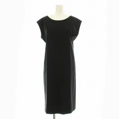 ヘルムートラング HELMUT LANG SMOKING WOOL BOXY DRESS ワンピース ひざ丈 フレンチスリーブ ウール 0 黒 ブラック 16-9105506 /KUのサムネイル