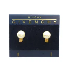 ジバンシィ GIVENCHY ピアス アクセサリー 両耳用 ロゴ パール 真珠 ゴールド色 ■GY18 /MQのサムネイル