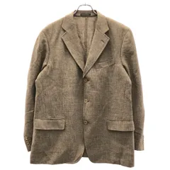 Salvatore Ferragamo サルバトーレ フェラガモ ヘリンボーンテーラードジャケット  ベージュ 54のサムネイル