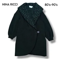 【NINA RICCI 】80's-90's ニットカーディガン コート イタリア製のサムネイル