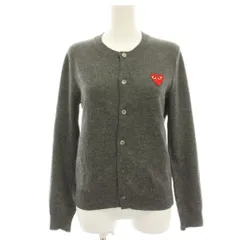 プレイコムデギャルソン PLAY COMME des GARCONS AD2013 CARDIGAN RED HEART ニットカーディガン 長袖 ウール S グレー AZ-N007 /HN9のサムネイル