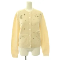 セブンテンバイミホカワヒト SEVEN TEN by MIHO KAWAHITO スターリーナイト カーディガン ニット 長袖 S オフホワイト /HK ■OSのサムネイル