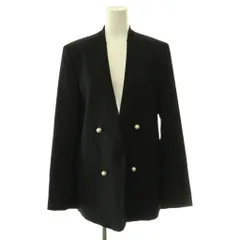 チノ CINOH NO COLLAR JACKET ジャケット ノーカラー ウール フェイクパール 40 黒  BF-JK-001 /CX ■OSのサムネイル