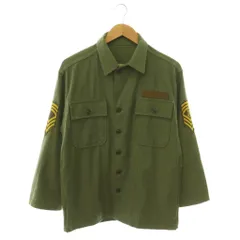 マディソンブルー MADISONBLUE MILITARY JK LBS ミリタリージャケット ステンカラー ワッペン XS カーキ イエロー /CX ■OSのサムネイル