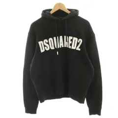 ディースクエアード DSQUARED2 パーカー スウェット プルオーバー 長袖 ロゴプリント XXS 黒 ブラック S72GU0206 /HN10のサムネイル