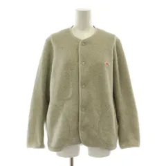 ダントン DANTON FLEECE COLLARLESS JACKET ジャケット 上着 34 グレー ノーカラー 長袖 ボタン開閉 JD-8911 /DU29のサムネイル