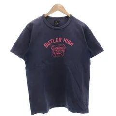 ジョーマッコイ JOE McCOY BUTLER HIGH Tシャツ 半袖 クルーネック ブルドックプリント 38 紫 パープル /GV ■GY03のサムネイル