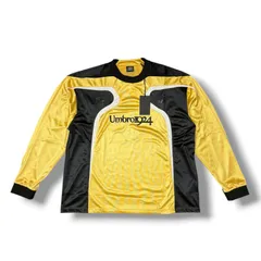 未使用 UMBRO  × Slam Jam 24AW 2004 Longsleeve 長袖Tシャツ カットソー コラボロンT ゲームシャツ アンブロ  × スラムジャム UBMW0173FA113 ゴールド M （18126M）のサムネイル