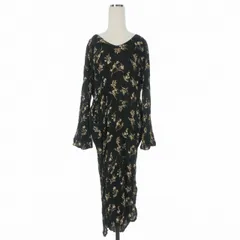 トゥデイフル TODAYFUL 18SS Back Twist Dress 花柄 バックツイスト ワンピース ドレス 長袖 F ブラック 黒 11820331のサムネイル