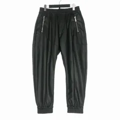 ディースクエアード DSQUARED2 26SS Faux Leather Jogger Pants フェイクレザー ジョガーパンツ 44 ブラック 黒 S74KB1117 国内正規のサムネイル