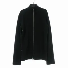 メゾンマルジェラ Maison Margiela 24AW コットンウール7ゲージドライバーズニット ジャケット ブルゾン 長袖 M ブラック 黒 SI1HA0013 国内正規のサムネイル