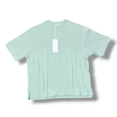 参考上代17600円 Graphpaper 26SS Cotton Pique Jersey Crew Neck Tee コットンピケジャージークルーネックTシャツ 半袖カットソー グラフペーパー GM261-70415 スモークブルー 1 （19849M）のサムネイル