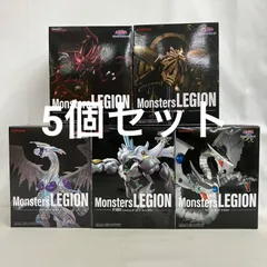 未開封 遊戯王 Monsters LEGION スターダスト・ドラゴン オシリスの天空竜 ラーの翼神竜 サイバー・エンド・ドラゴン E・HERO・シャイニング・フレア・ウィングマン フィギュア 5個セット SF7831 c101のサムネイル