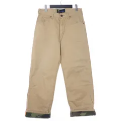 エフエーティー FAT ロールアップ ワークパンツ チノパンツ SKINNY ベージュ カモフラ 迷彩のサムネイル