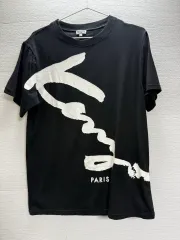 18SS 겐조 シグネチャー メンズ 半袖Tシャツ 白 & ブラック KENZO LOGOのサムネイル