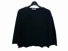 マレーラ MARELLA ニット セーター クルーネック 無地 M ネイビー 紺のサムネイル
