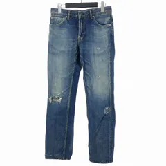 ビズビム VISVIM ダメージジーンズ デニム W30×L30 インディゴブルー  03D4のサムネイル