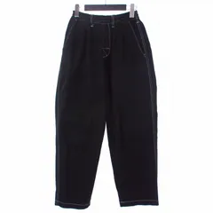ハフ HUF ワイドイージーパンツ スラックス S ブラック 黒のサムネイル