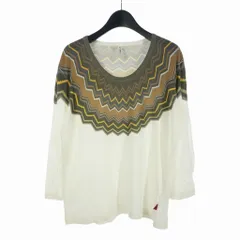 グラム glamb Tシャツ カットソー 長袖 ワンポイントロゴ 柄プリント 2 白 ホワイトのサムネイル