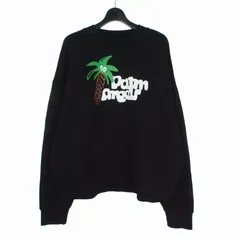 パームエンジェルス PALM ANGELS SKETCHY CLASSIC CREWNECK スケッチクラシック クルーネック スウェット トレーナー M ブラック 黒 PMBA026E23FLE0071001のサムネイル