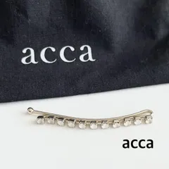 ★acca    アッカ　ヘアピン　ヘアアクセサリー　シルバー×ホワイト    髪飾り　お洒落　送料込み　6468532のサムネイル