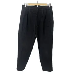 エッセイ ESSAY 3タックデニムスラックス デニムパンツ スラックス 3 ブラック ES13P-01のサムネイル