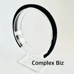 ★Complex Biz　コンプレックスビズ　カチューシャ　ヘアアクセサリー　ブラック　ヘアバンド　髪飾り　お洒落　送料込み　6468535のサムネイル