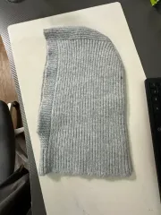 グレー ニット バラクラバ フリーサイズ 新品のサムネイル