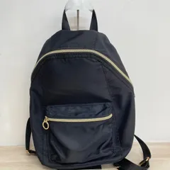 美品 OPAQUE.CLIP/オペークドットクリップ リュック/バックパック ブラック/黒 ゴールド金具 レディース[OG00068]のサムネイル