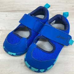 asics/アシックス キッズ サンダル 14.5cm ブルー メッシュ 1144A364 子供靴/スニーカー/ウォーターシューズ[OL00659]のサムネイル