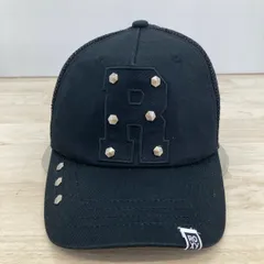 美品 ROXY/ロキシー メッシュキャップ 帽子 スタッズ ロゴ刺繍 ブラック/黒色 レディース/ガールズ[ON01083]のサムネイル